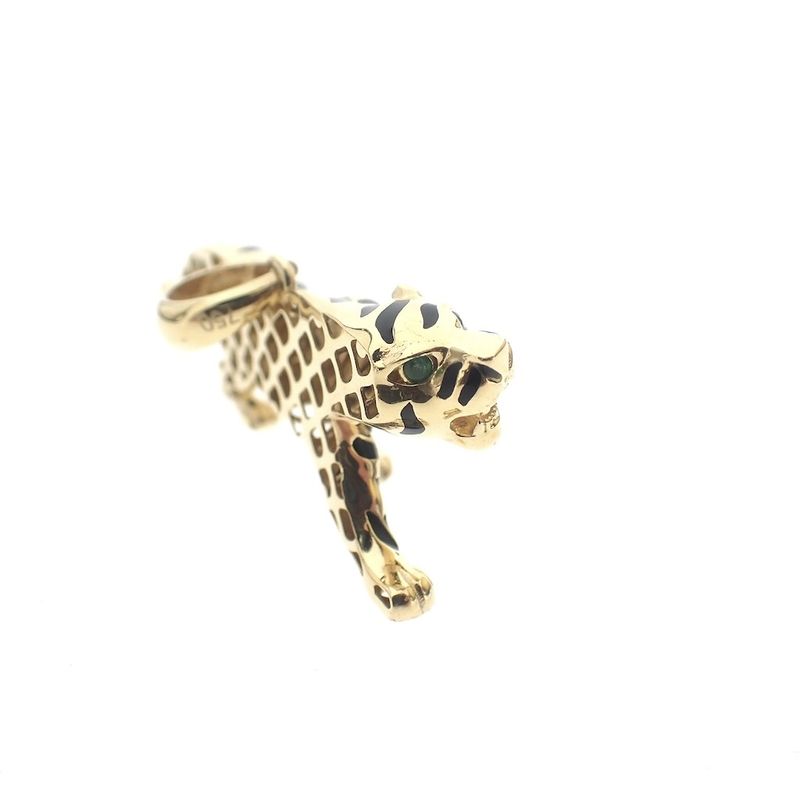 Image 6 of 18 carat gold panther pendant
