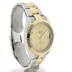 Image 3 of Rolex Datejust 41mm 126333; 18k gold/steel men's watch with diamonds