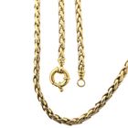 Image 1 of Bicolor Gold Fox Tail Link Necklace