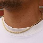 Afbeelding 9 van Gouden vossenstaart schakelketting 