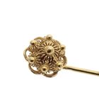 Image 3 of Gold lapel pin, tie pin; Zeeland button