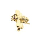 Image 9 of Gold brooch of a bee with ruby