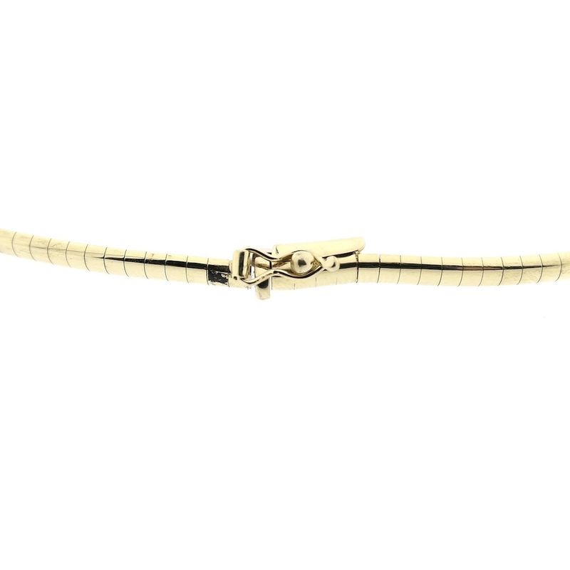 Image 4 of Gold Omega link necklace | 41 cm