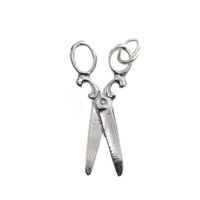 Silver charm; Scissors