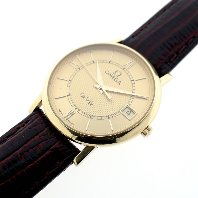 Image 5 of Omega De Ville Prestige; 18k gold men's watch