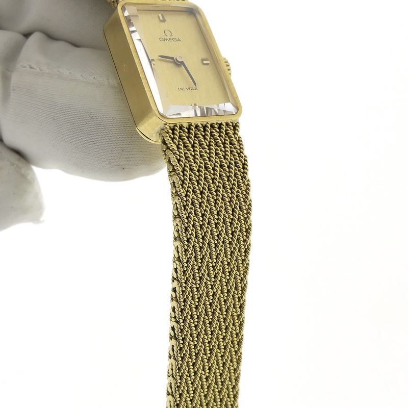 Image 9 of Omega De Ville 8197; 18k gold women's watch