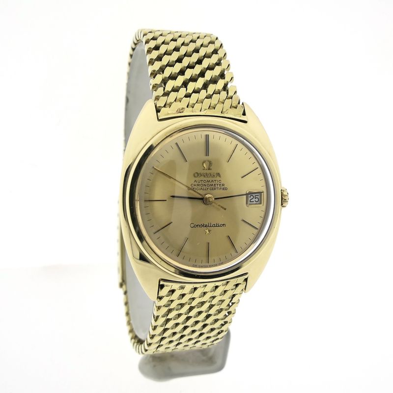 Image 25 of Omega Constellation Automatic Chronometer 168.009; Vintage 14k gold men's watch