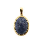 Image 1 of Vintage Gold Pendant with Apatite; 14 Karat