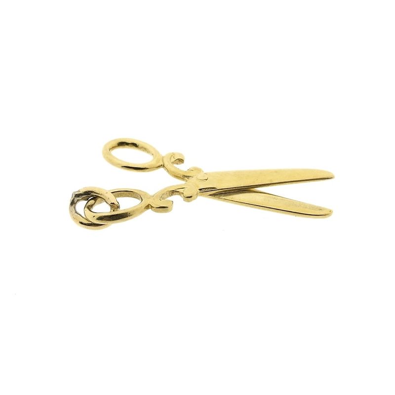 Image 4 of Gold pendant of scissors