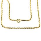 Image 7 of Exclusive gold anchor link necklace with traditional S-clasp in 24 kt.