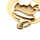 Image 8 of Golden Zodiac Sign Pendant; Taurus