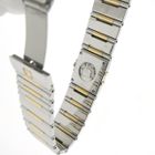 Image 12 of Omega Constellation Quadra 'Half-Bar'; 18k gold/steel women's watch with diamonds