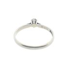 Image 6 of White gold solitaire ring with 0.22 ct diamond.