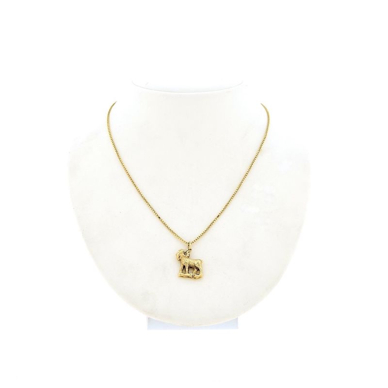 Image 9 of Gold pendant of a ram