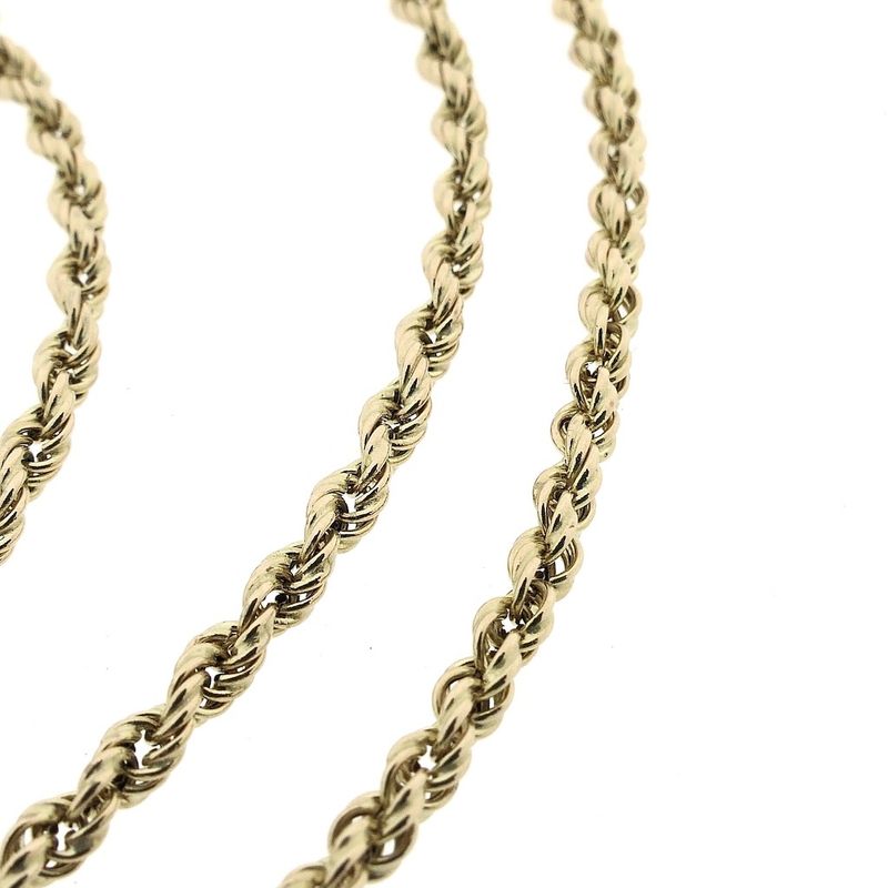 Image 4 of Gold twisted necklace | 53 cm