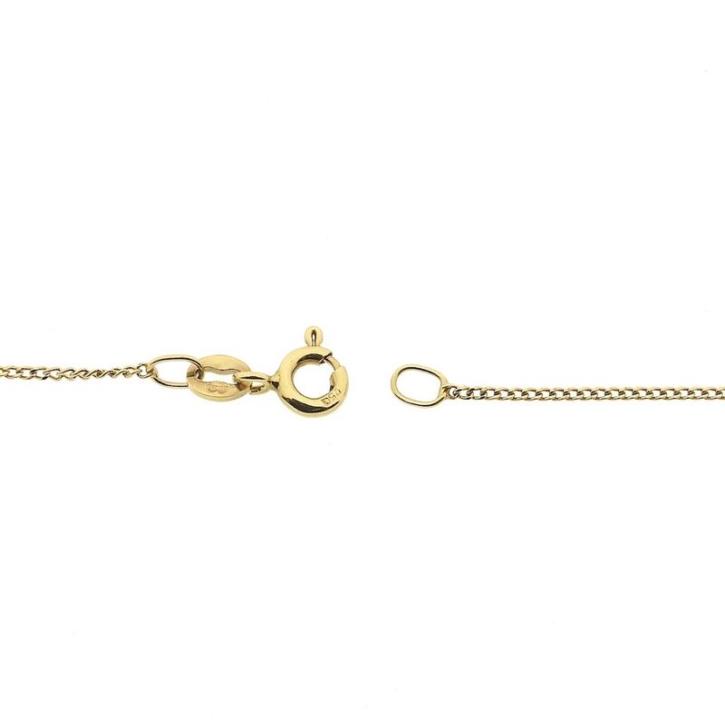 Image 3 of 18K Gold Thin Gourmet Link Chain | 50.5 cm