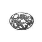 Image 1 of Silver brooch | Floral design