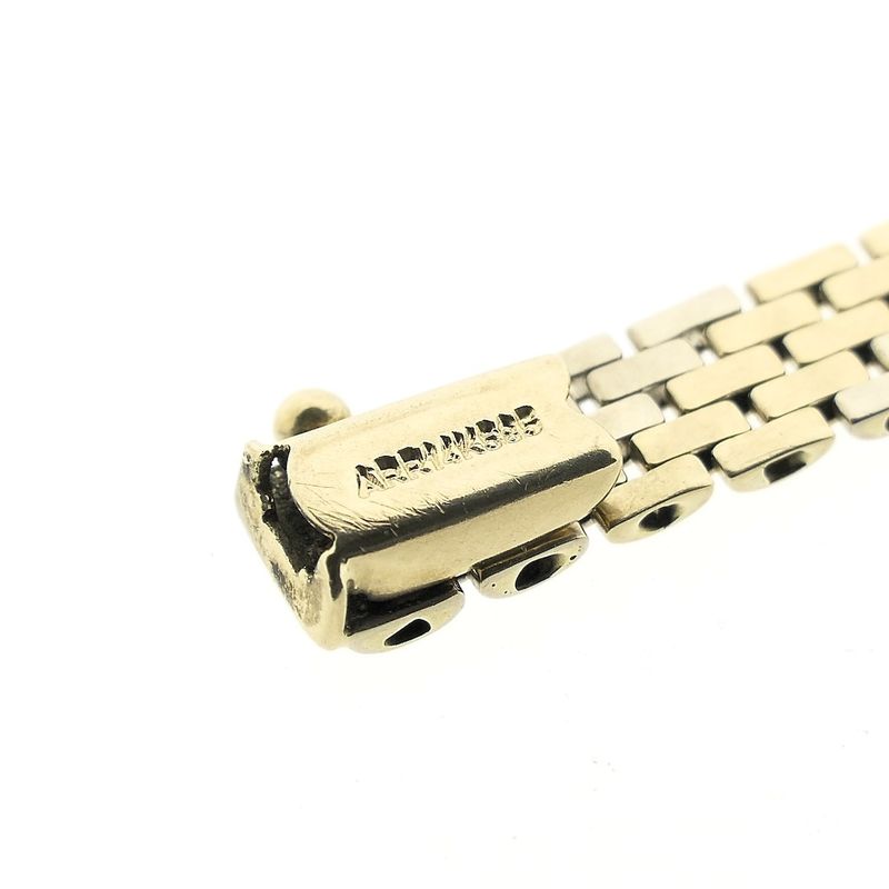 Image 5 of Two-tone gold panther link bracelet