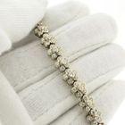 Image 5 of Gold tennis bracelet with diamonds; 4.86 ct.