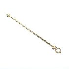 Image 7 of 18K Two-tone gold solid link bracelet | 21 cm