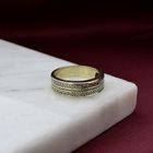 Image 2 of Gold ring with 0.20 ct diamond.