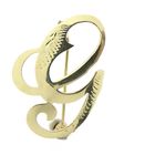 Image 5 of Gold letter brooch; letter G