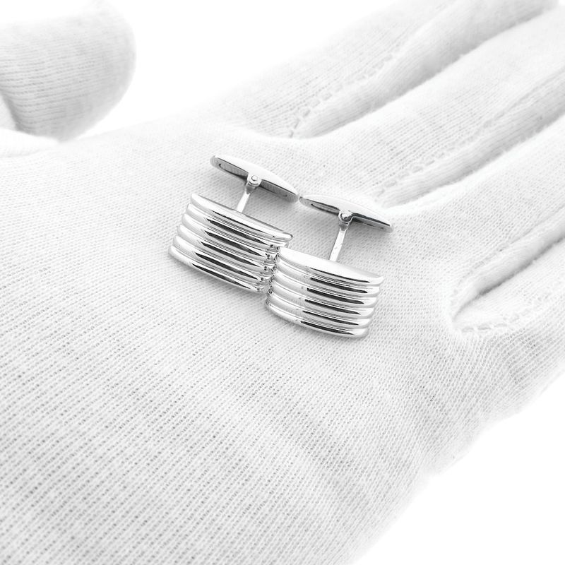 Image 11 of White gold cufflinks