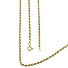 Afbeelding 1 van Gouden gedraaide schakelketting/sautoir | 90 cm 