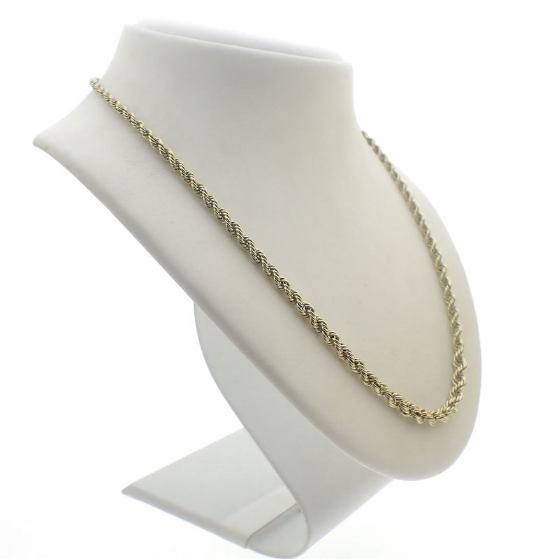 Image 3 of Golden twisted link chain.