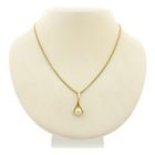 Image 3 of Gold pendant with pearl | Vintage