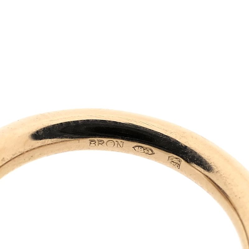 Image 8 of Rose gold Bron Jewelry 'Catch' ring with amethyst