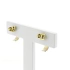 Image 4 of Tricolor gold stud earrings