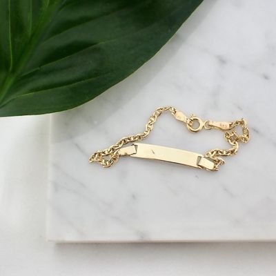 Image 2 of Gold children's bracelet with picture | 14.5 cm
