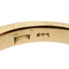 Image 8 of Bicolor solitaire ring with diamond 0.20 ct.