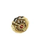 Image 8 of Antique gold brooch with red coral | Old Dutch