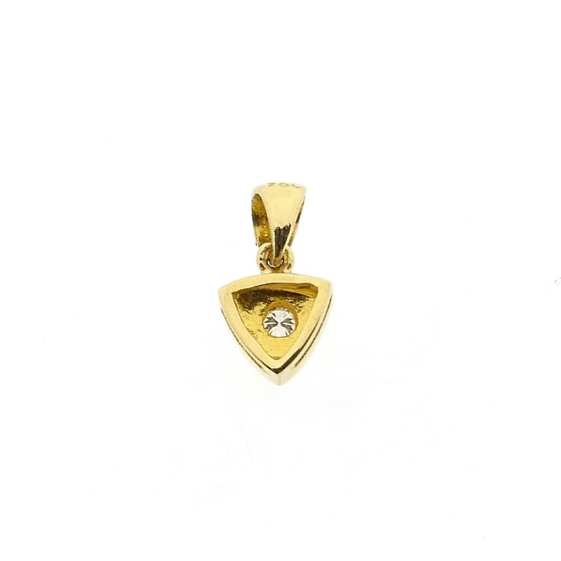 Image 5 of Gold Pendant with Diamond; 0.05 ct.
