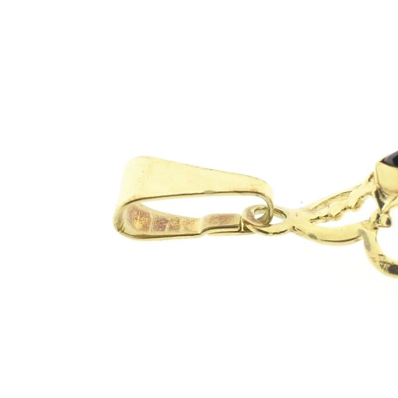 Image 5 of Vintage gold pendant with garnet