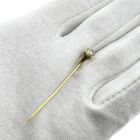 Image 8 of Gold lapel pin, tie pin with rose-cut diamond | Approx. 0.10 ct.