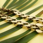 Image 2 of Solid Gold Gourmet Link Bracelet