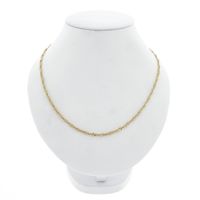 Gold twisted link chain