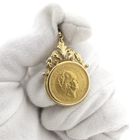 Image 2 of Gold pendant of 10 guilder coin Queen Wilhelmina 1925