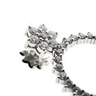 Image 5 of White gold earrings with diamonds; 3.68 ct.