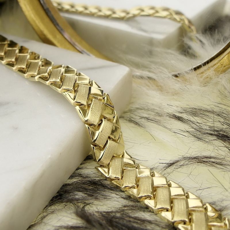 Image 2 of Golden fantasy link bracelet | 19 cm