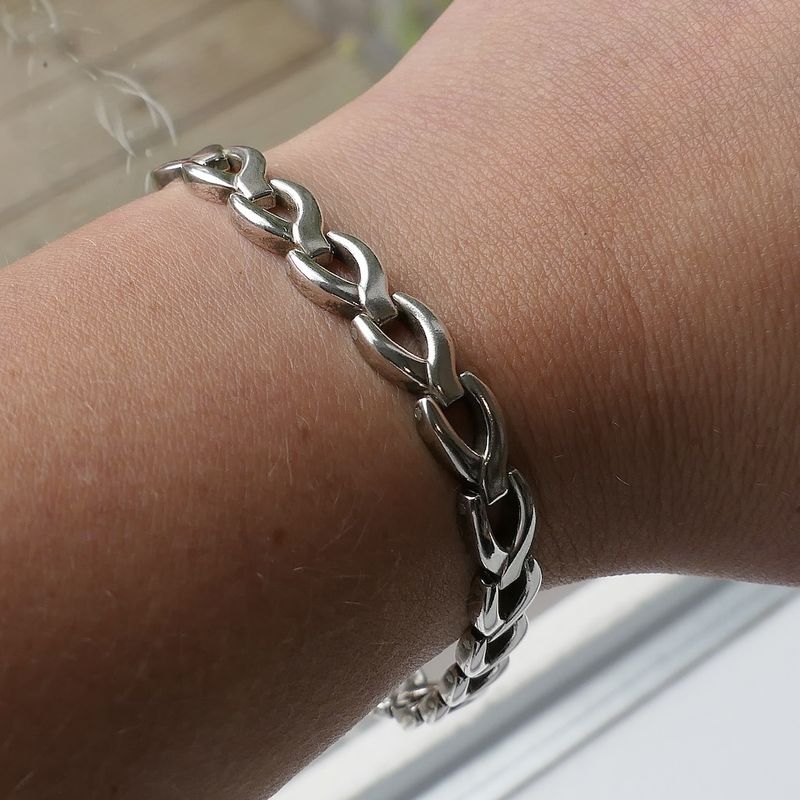 Image 10 of Silver fantasy link bracelet | 19 cm