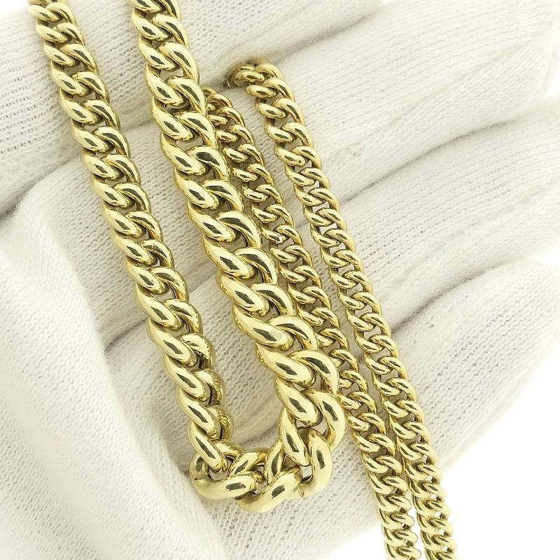 Image 6 of Gold gourmet link necklace