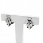 Image 4 of Silver domed clip-on earrings