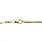 Afbeelding 5 van Gouden platte gourmetschakel ketting 