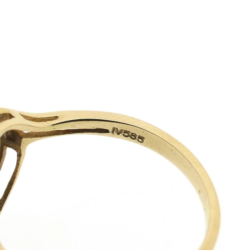 Image 6 of Gold ring with tanzanite and diamond | 0.06 ct.