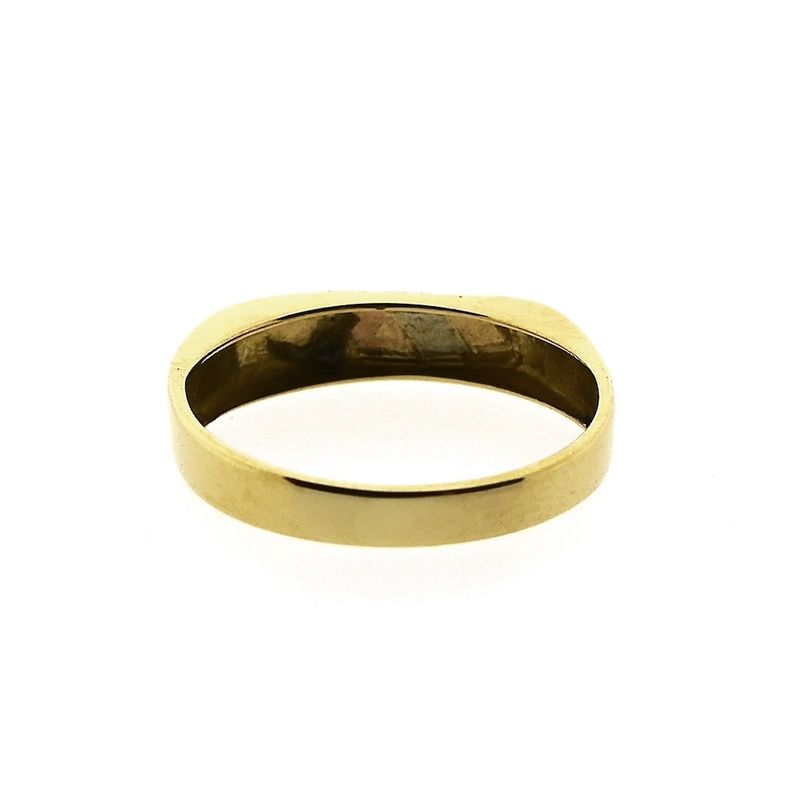 Image 4 of Tricolor gold pinky ring | Men