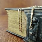 Image 3 of Gold scroll link chain | 42 cm